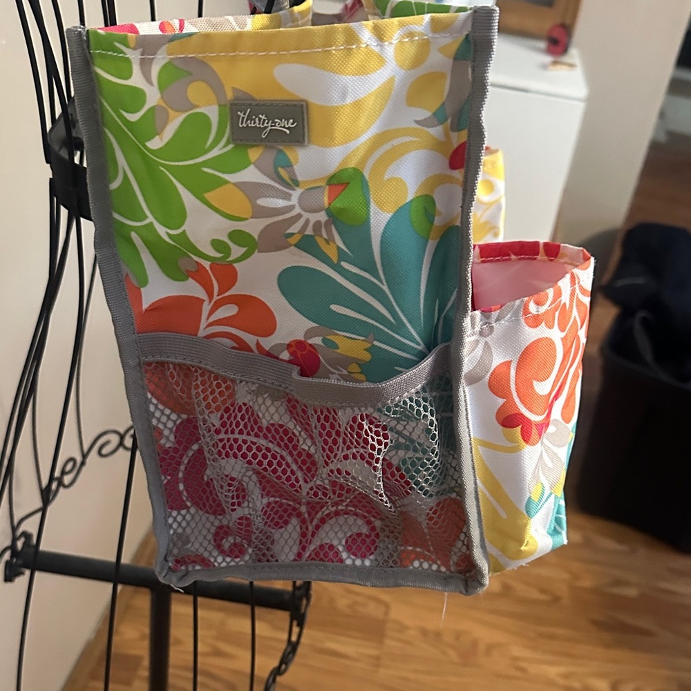 Thirty-One Multicolor Floral Tote Bag - Picture 3 of 7